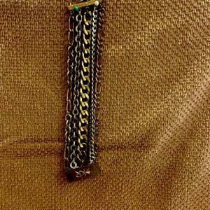 Silpada Vintage 5 chain bracelet EUC